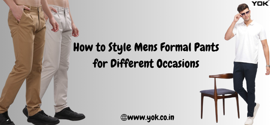 Formal pants for men