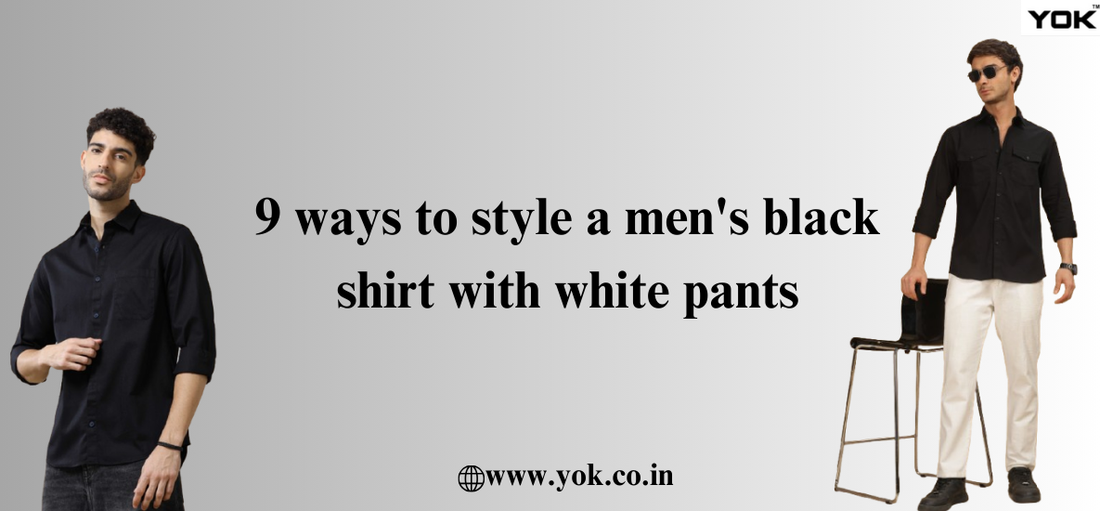 Black shirt for men