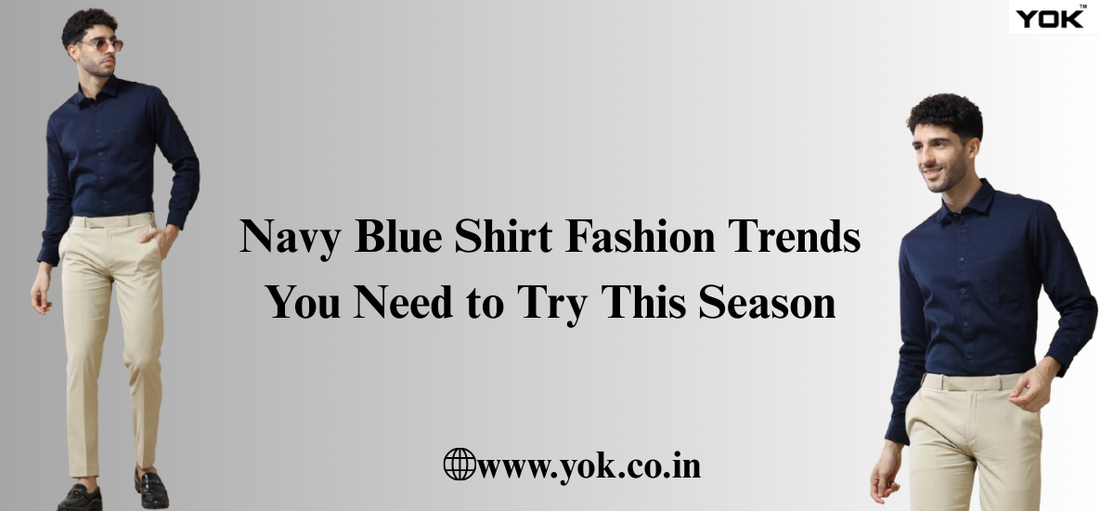 Navy Blue Shirt for Men