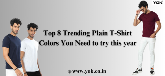 Color Trends in Plain T shirts for Men