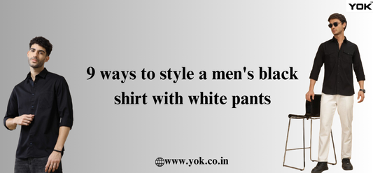 Black shirt for men