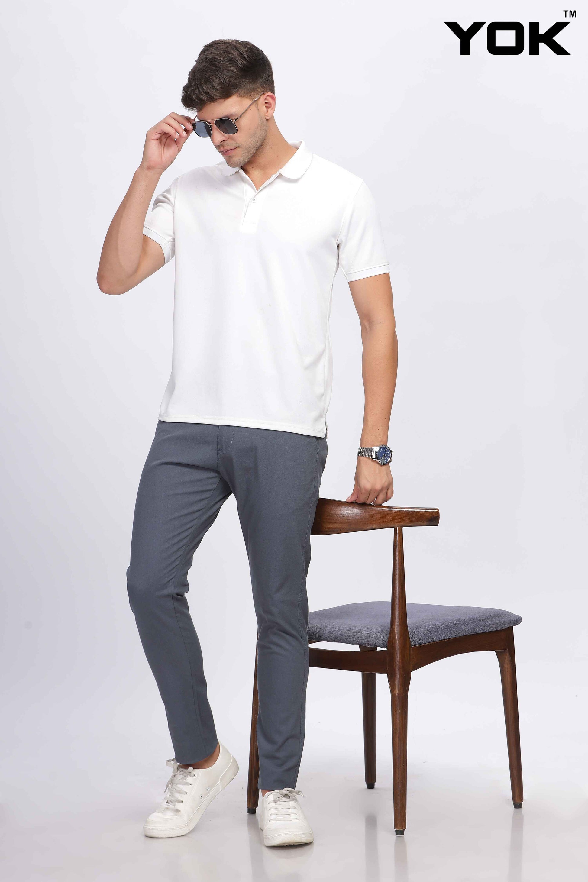 Dark Grey Pants for Men