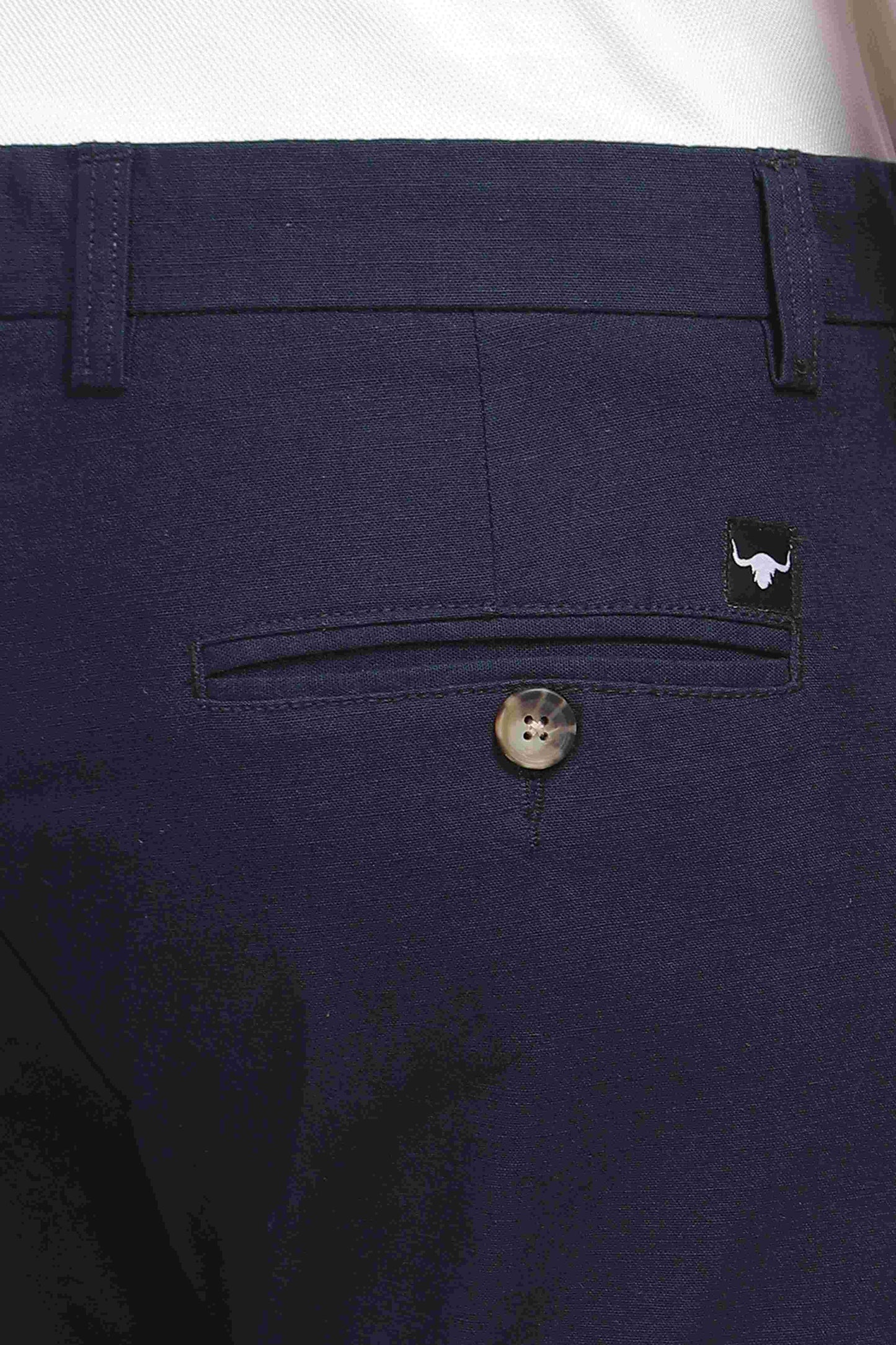 Formal Navy Blue Trousers for Men