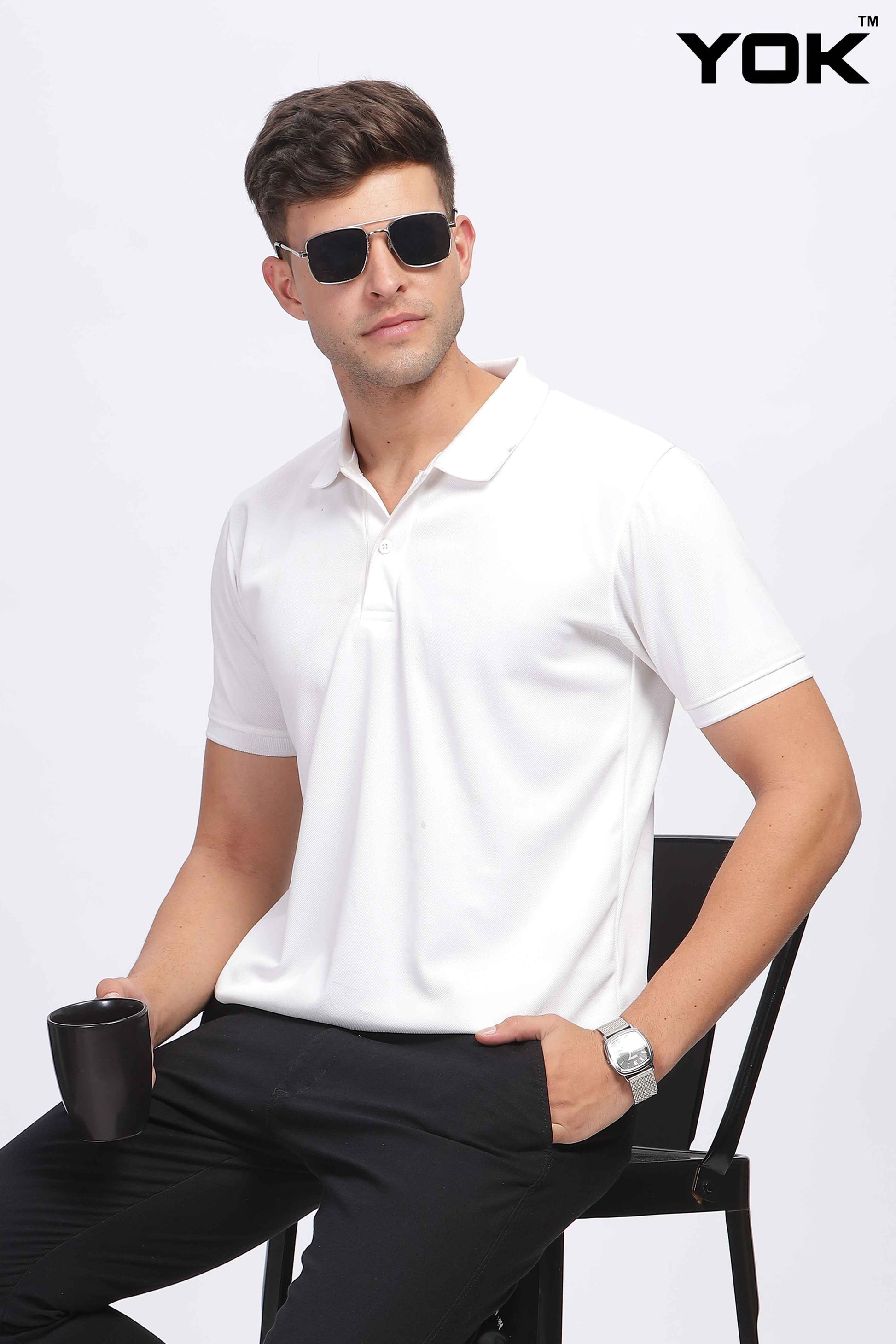Mens Black Chino Pants