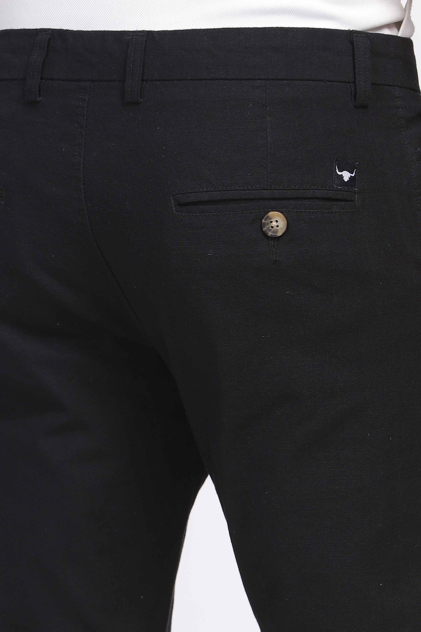 Mens Black Chino Pants
