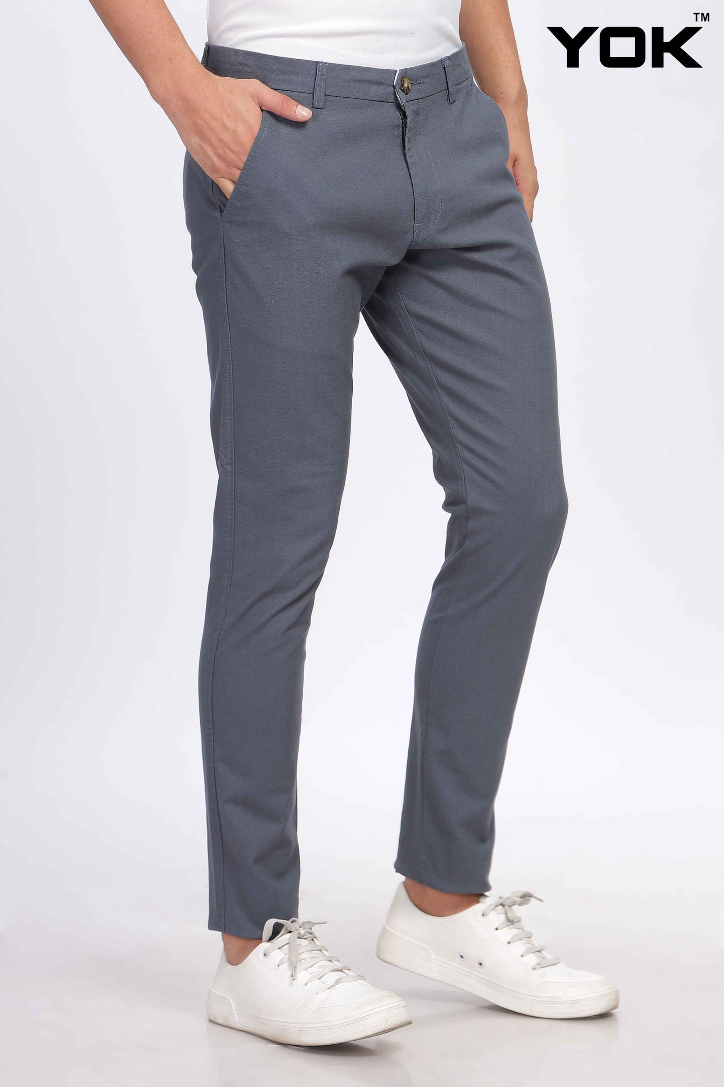 Dark Grey Pants for Men