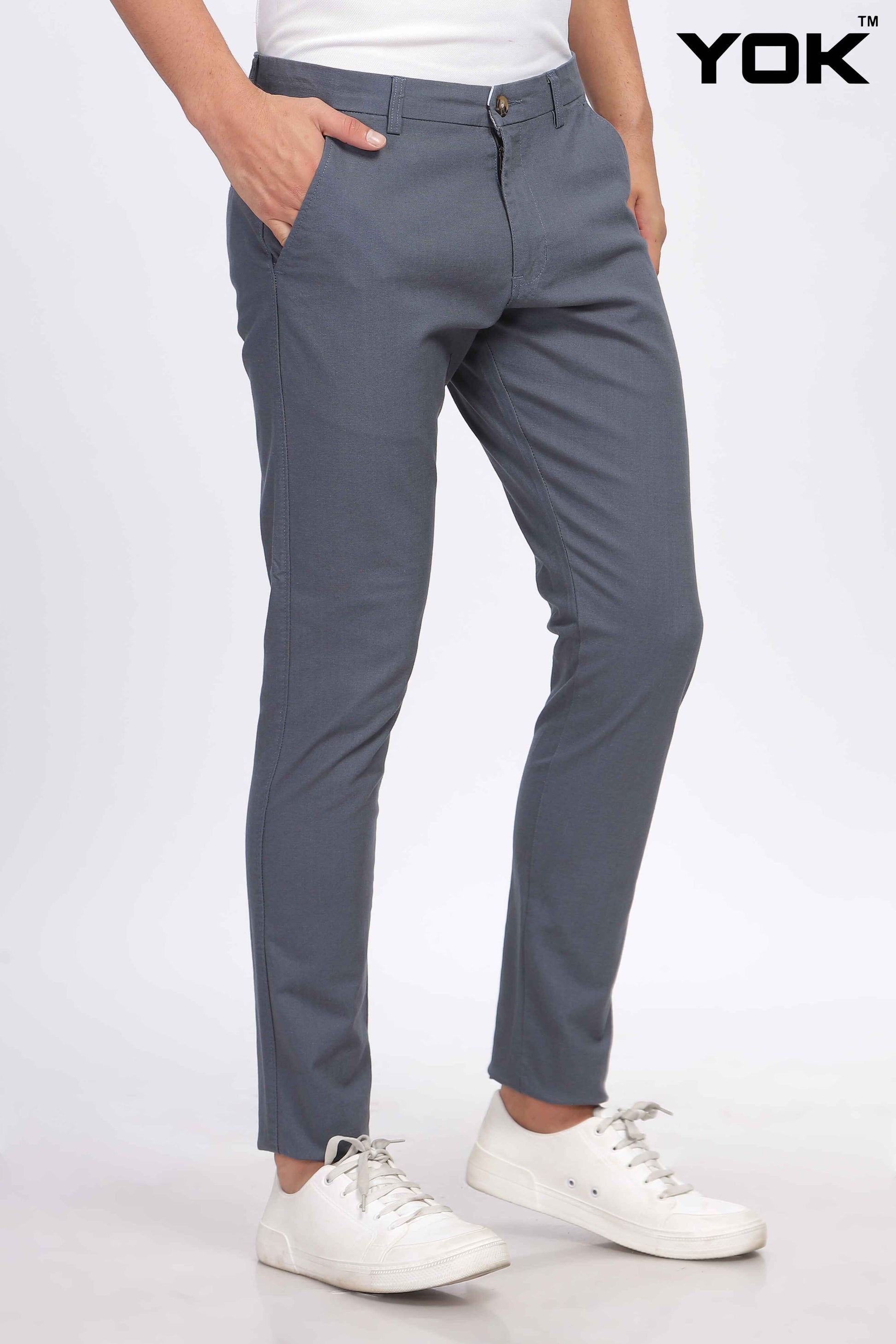 Dark Grey Pants for Men