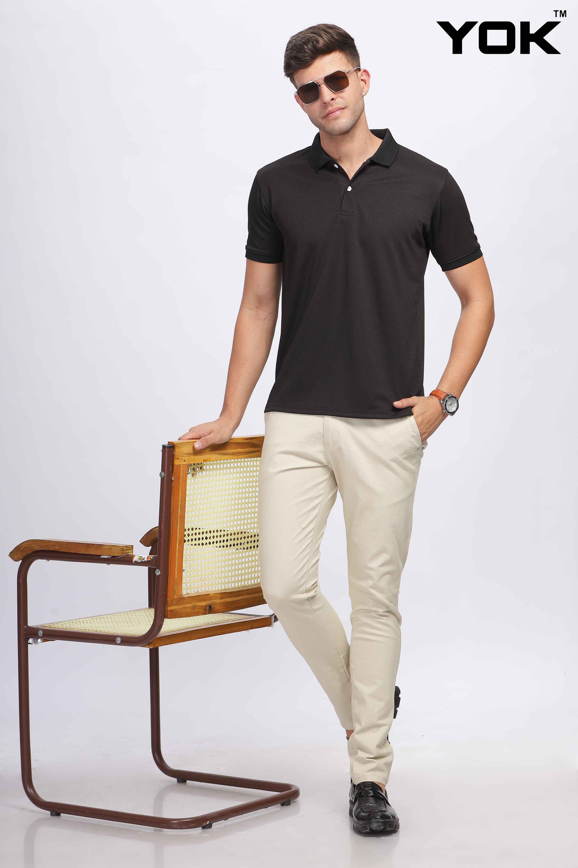 Beige Trousers mens