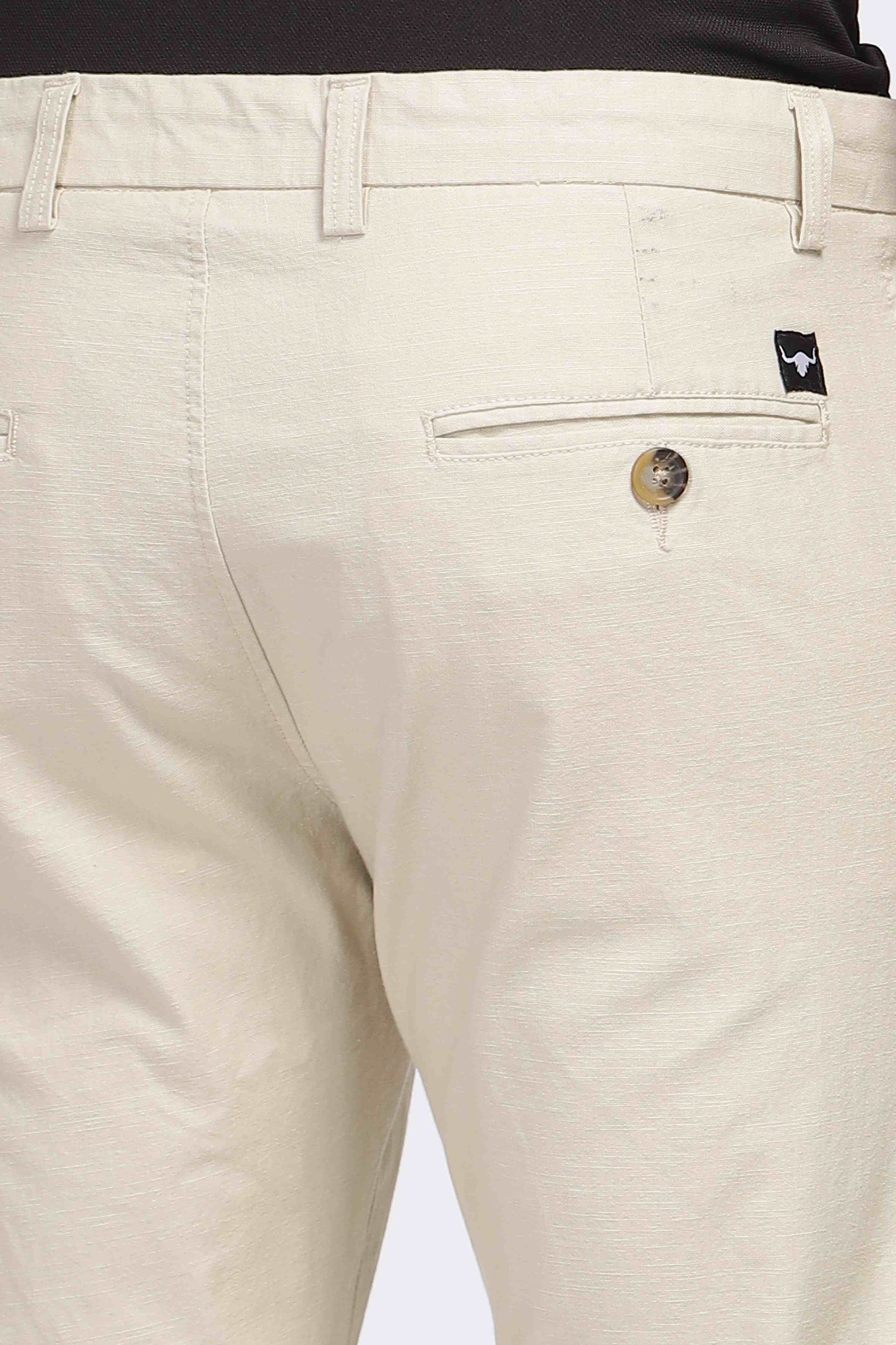 Beige Trousers mens