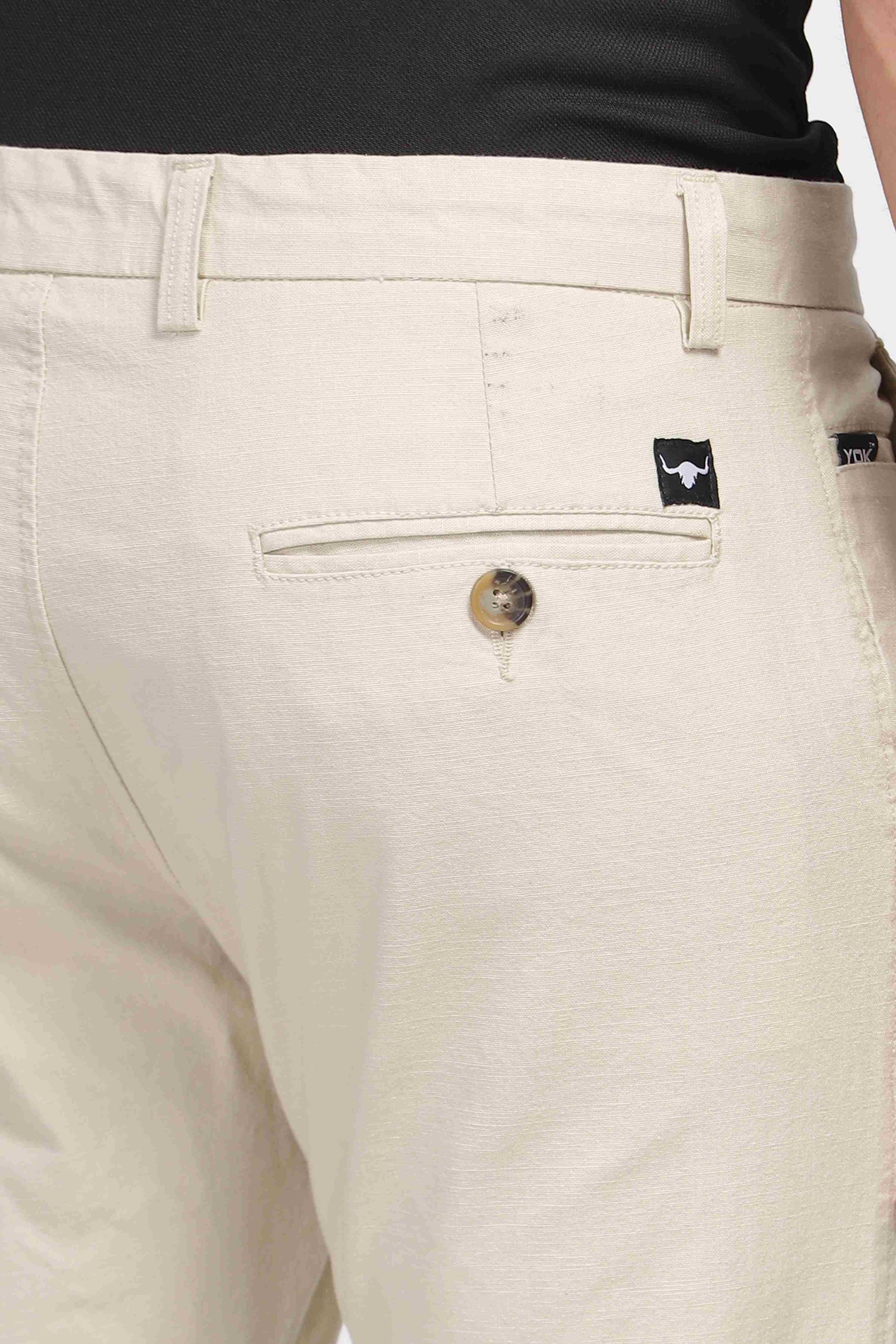 Beige Trousers mens