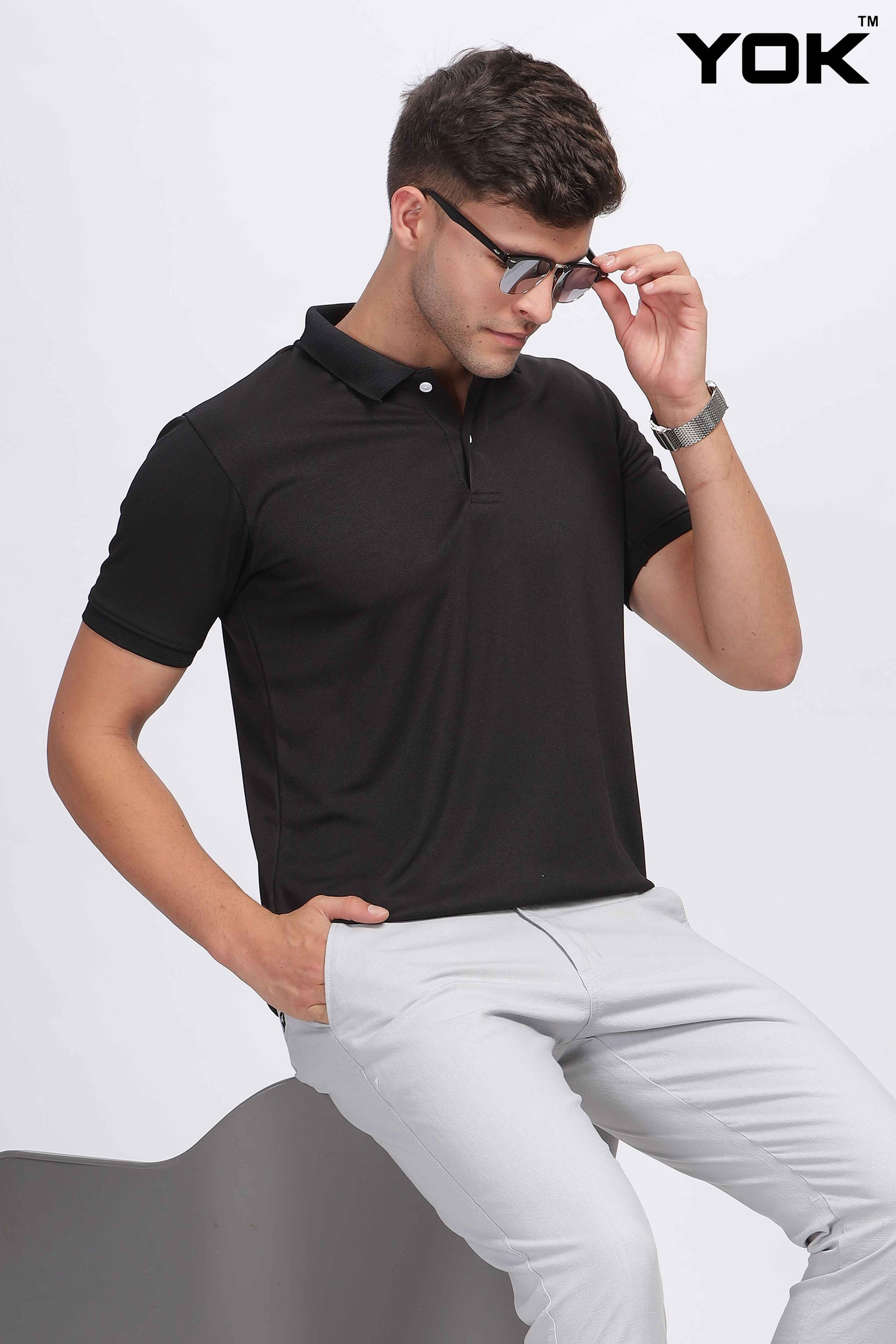 Light Grey Trousers for Men