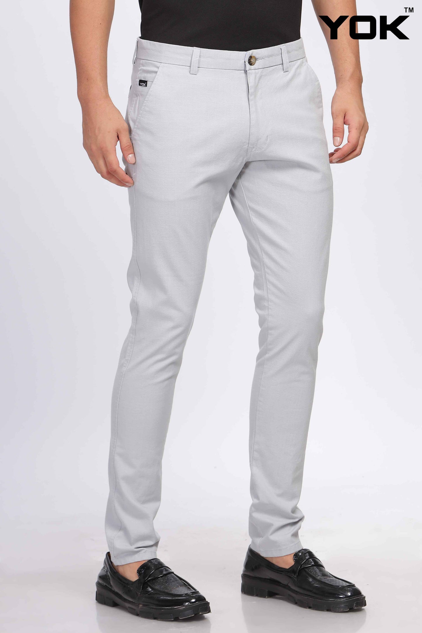 Light Grey Trousers for Men
