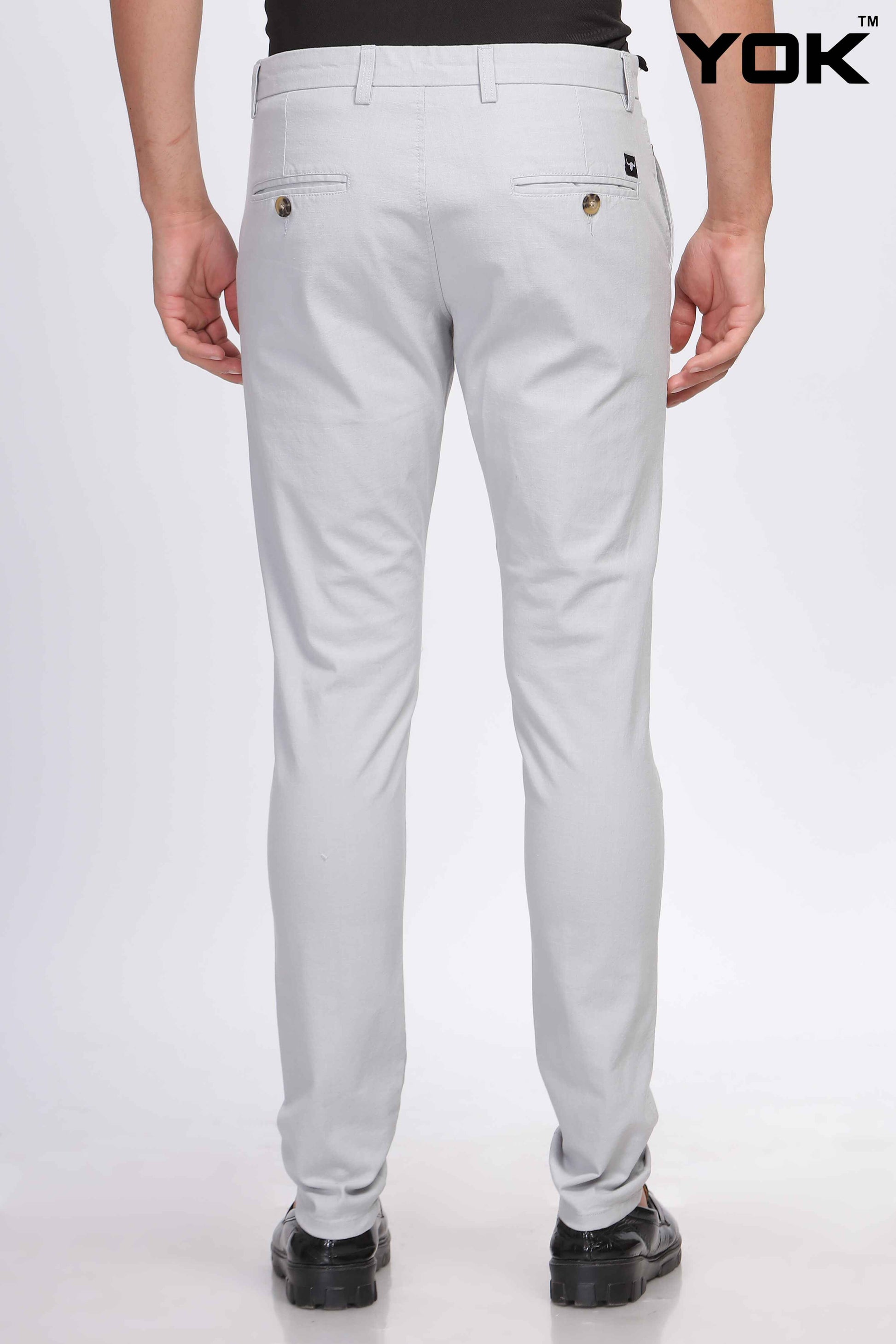 Light Grey Trousers for Men
