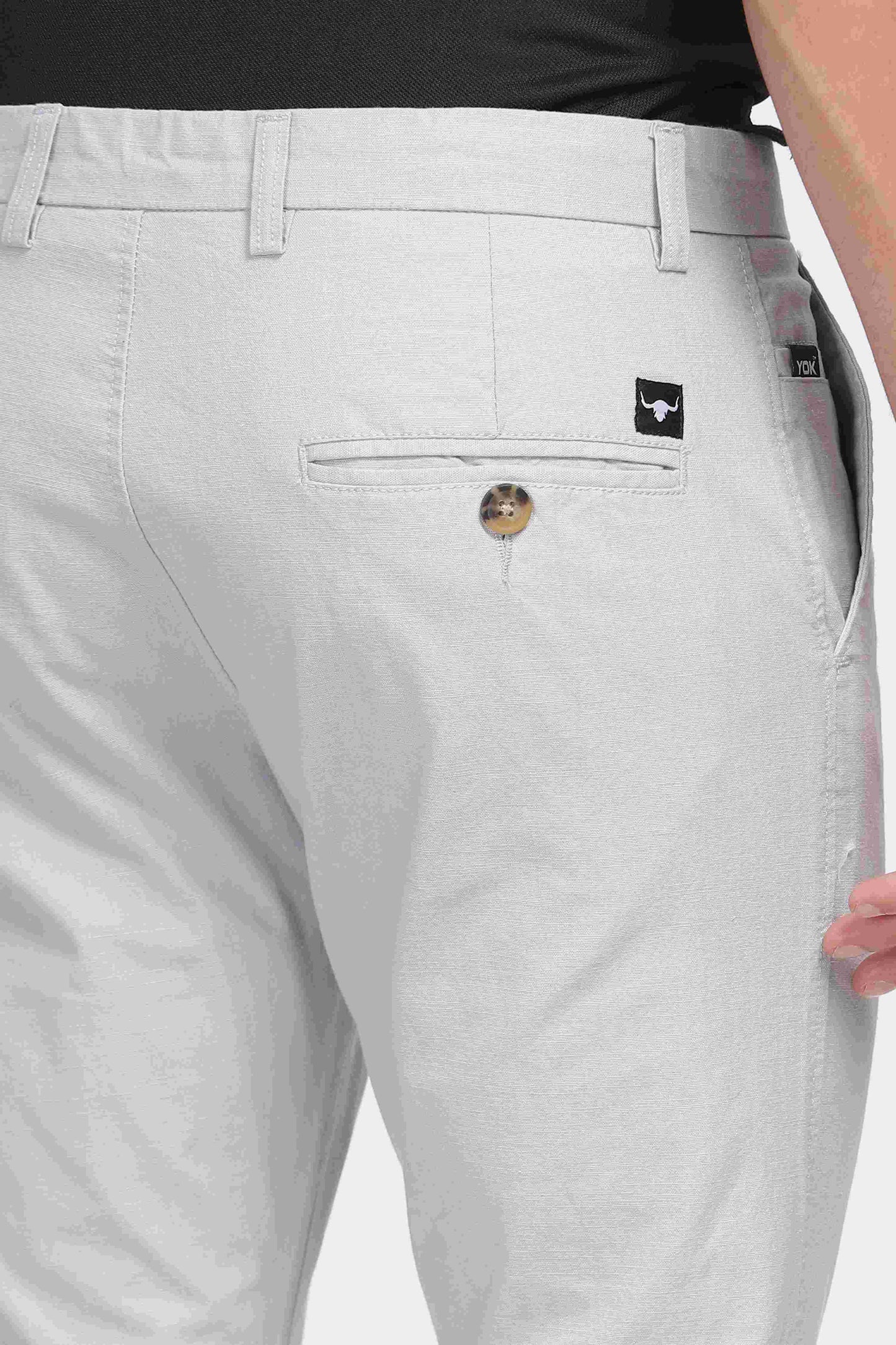 Light Grey Trousers for Men