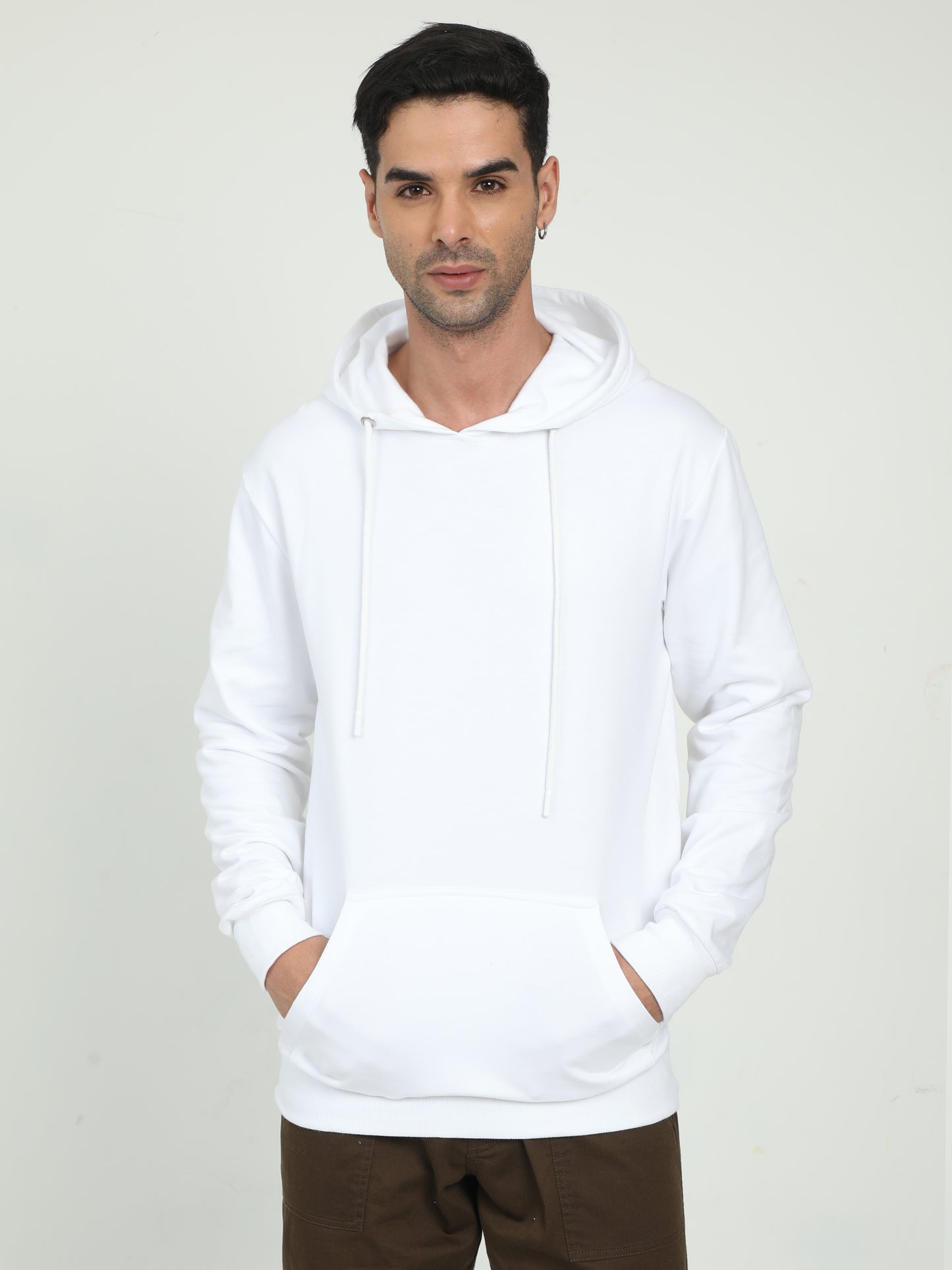 Shop Mens Plain White Hoodie Online at Great Price
