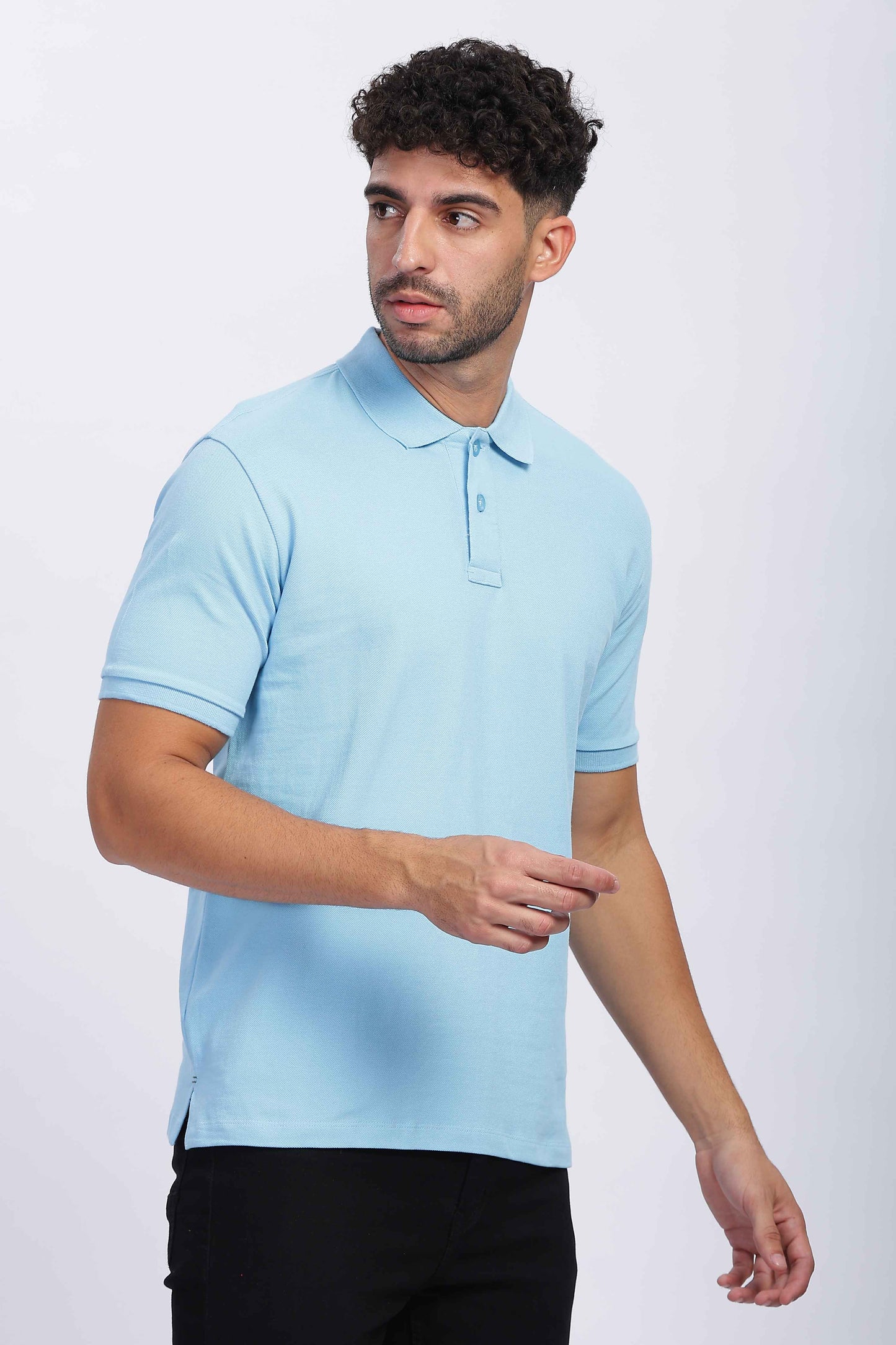 Sky blue Polo T Shirt for Men