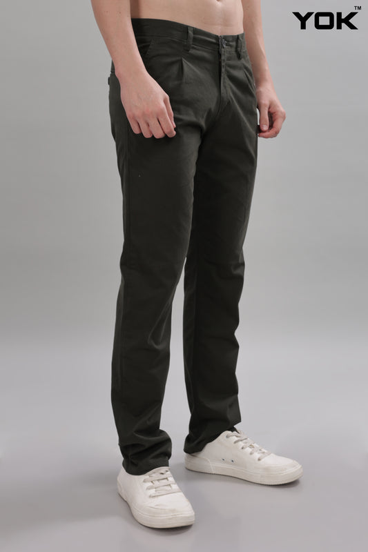 Olive Green Trousers Mens