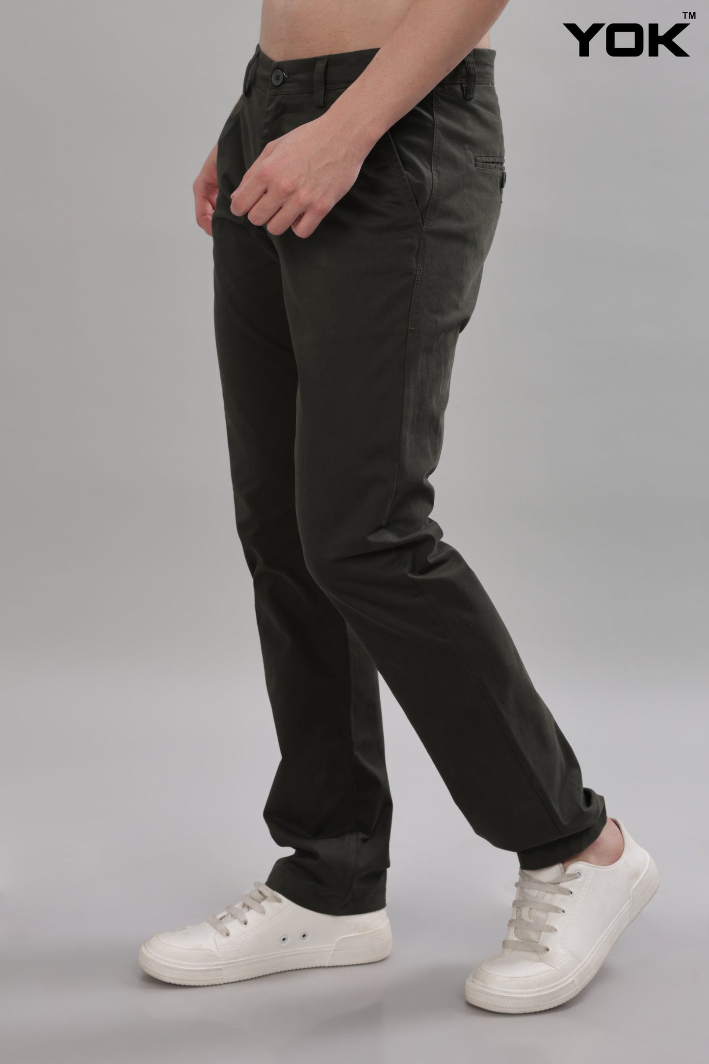 Olive Green Trousers Mens