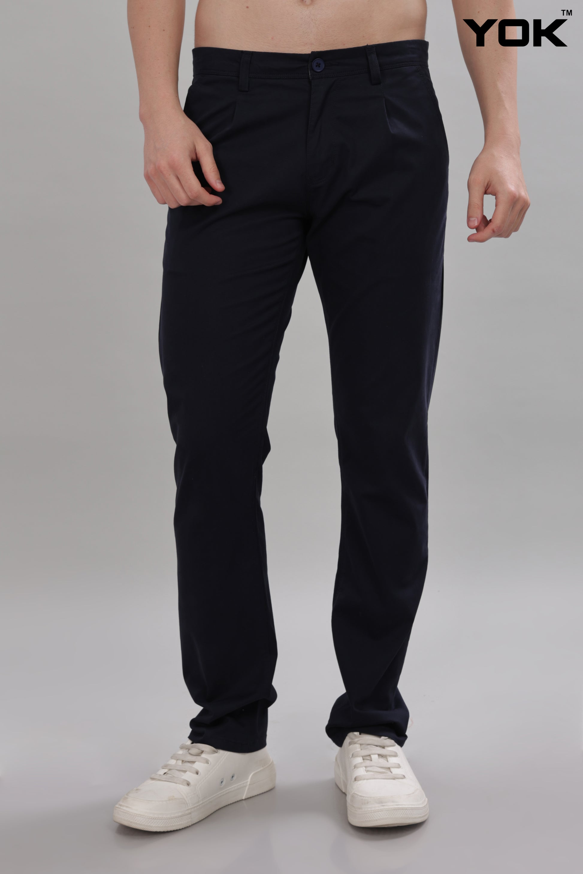 Dark Blue Trousers for Men