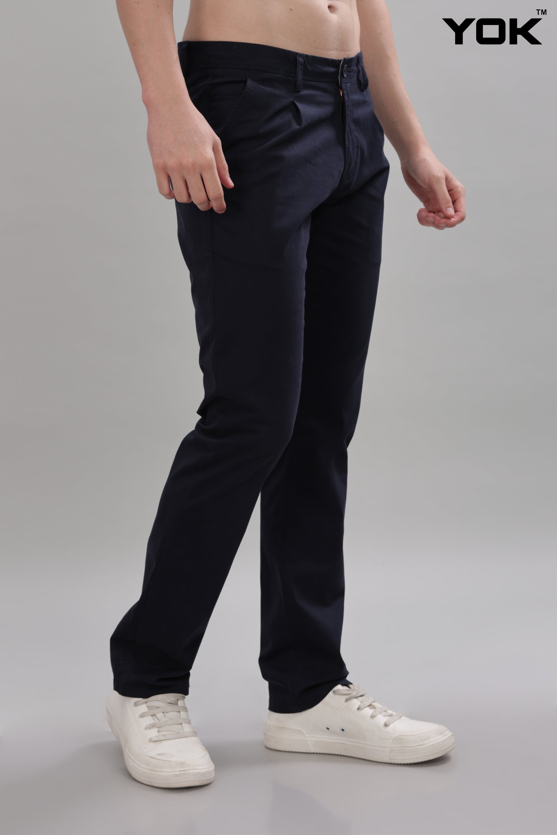 Dark Blue Trousers for Men
