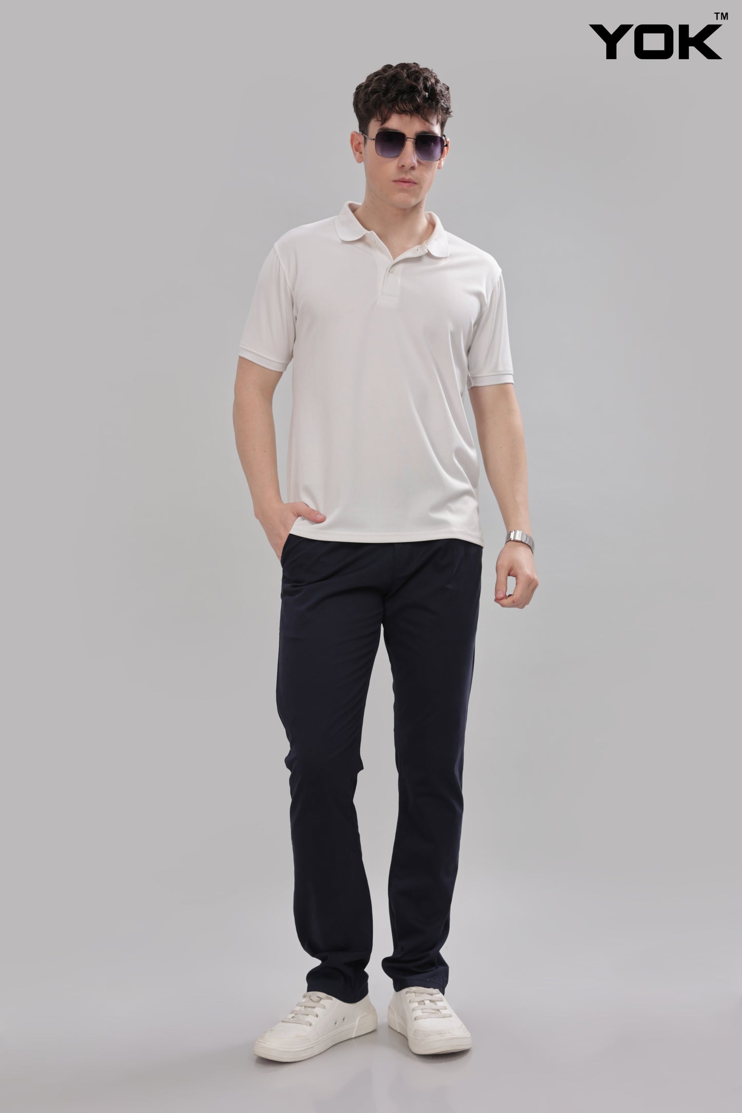 Dark Blue Trousers for Men