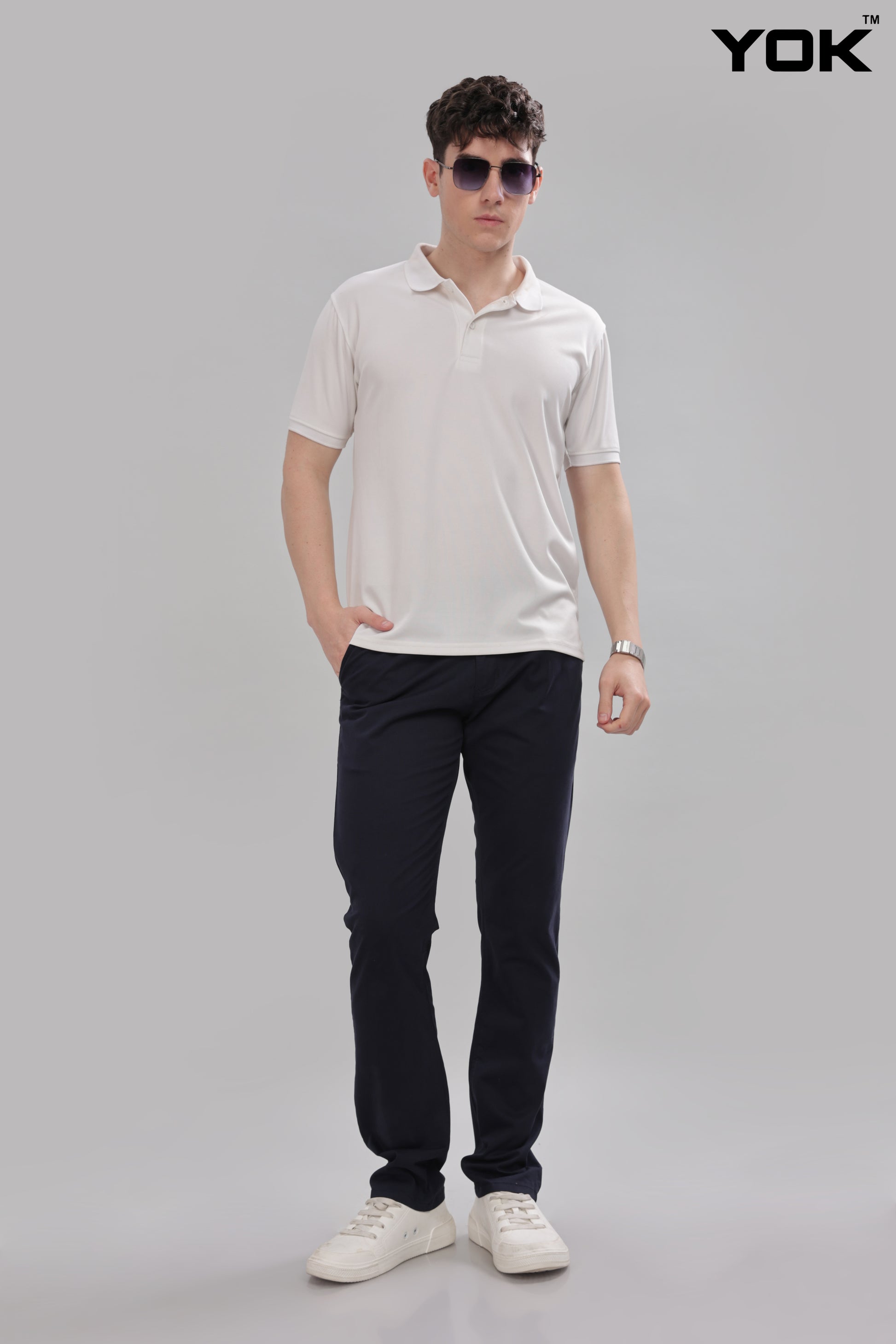 Dark Blue Trousers for Men