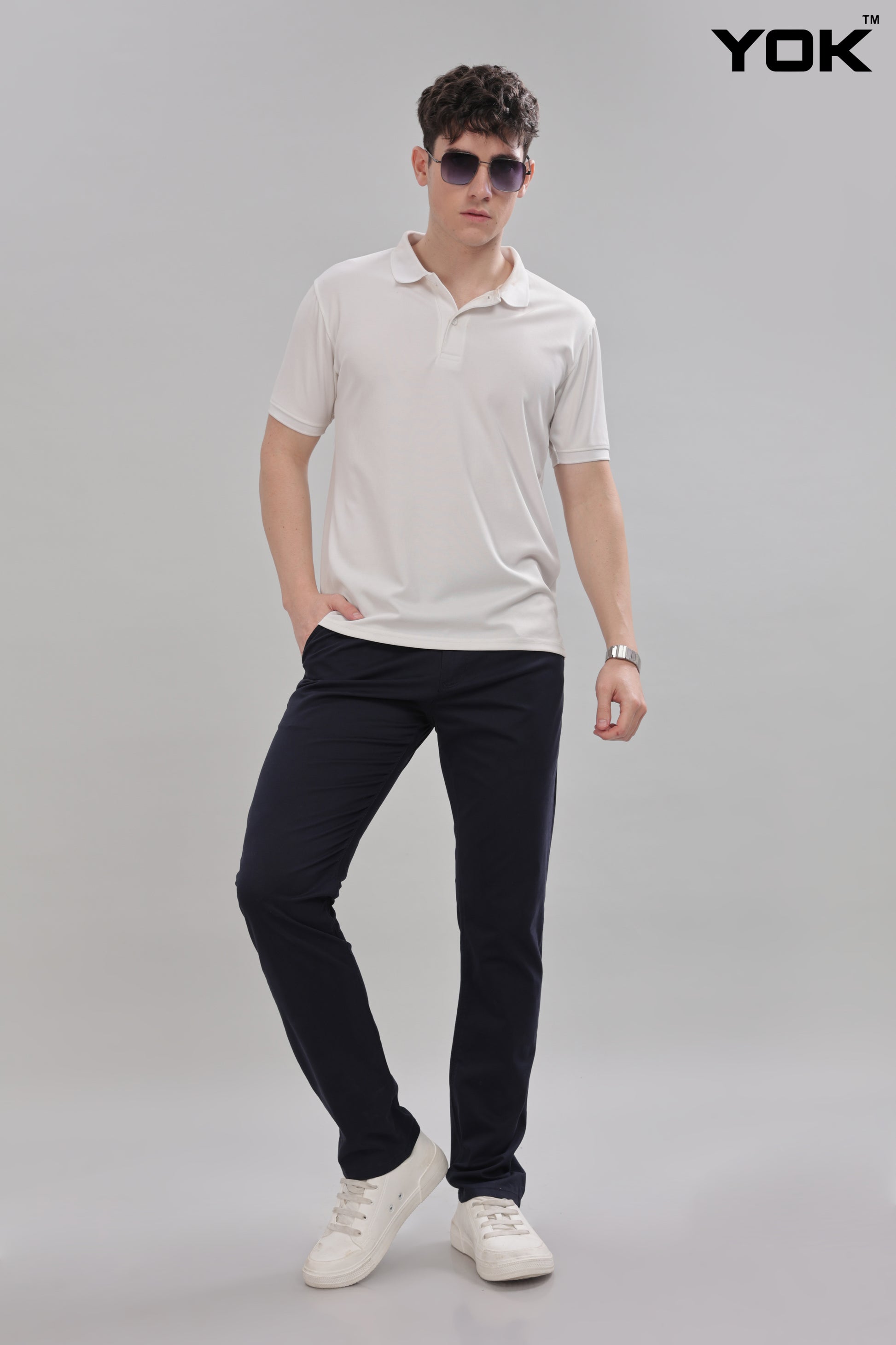 Dark Blue Trousers for Men