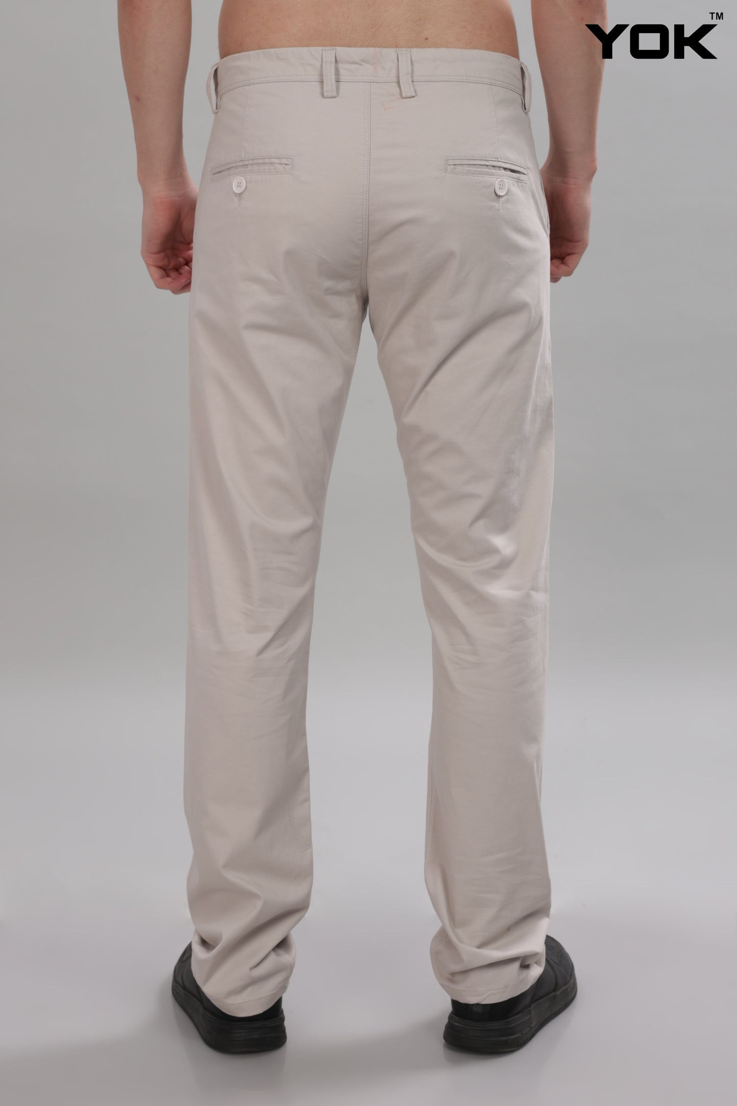 Beige Formal Pants for Men