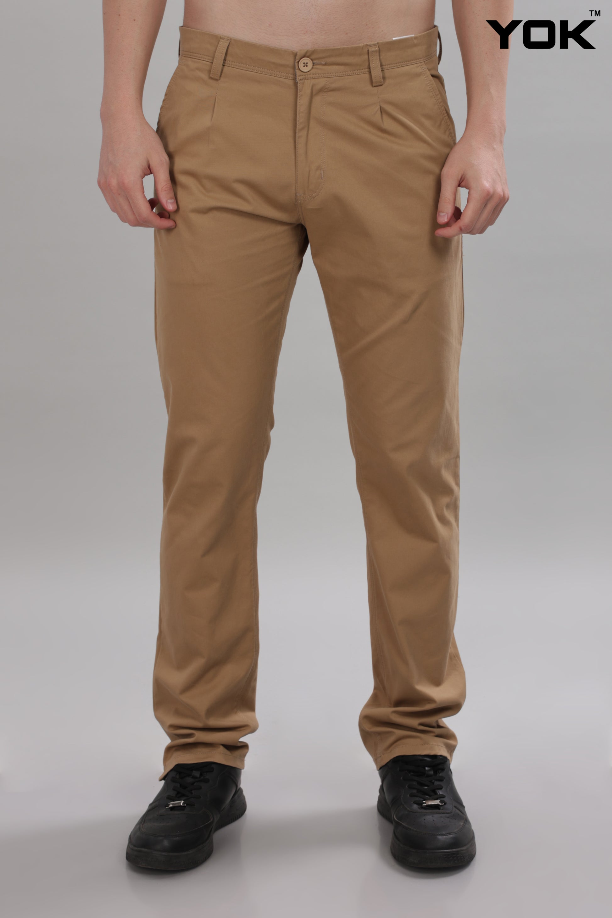 Formal Brown Trousers for Men